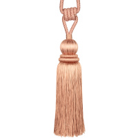 Кисть подхват для штор 1237F-A8300-4 нюдово-розовый (лососевый) Mirtex Premium (ORANGE PINK) (L70/27см)
