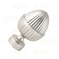 Наконечник MirTex 25 мм Милано Сатин (2 шт)
