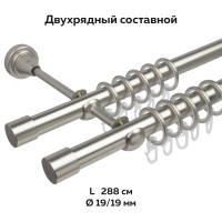 Металлический настенный карниз для штор